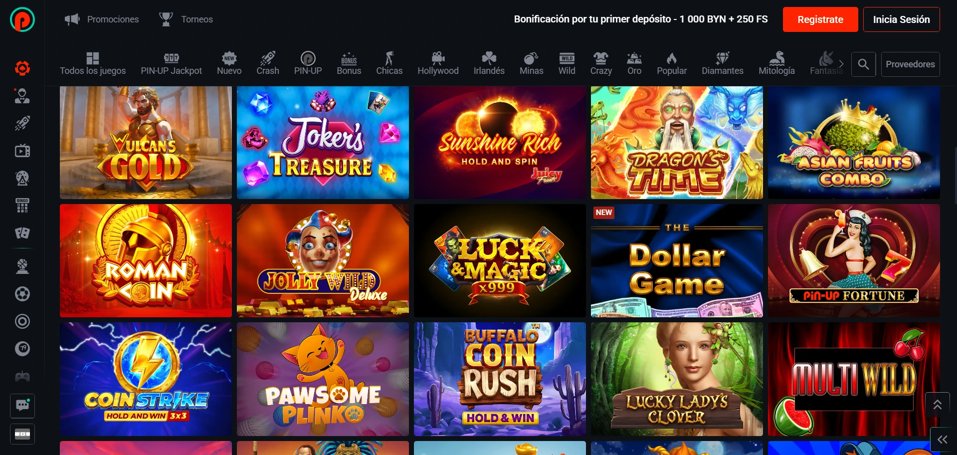 pinup casino games slots